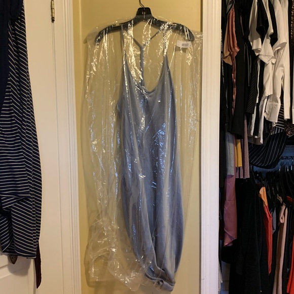 Alexander Wang Baby Blue Wash’n’go Slip Dress - Picture 4 of 9